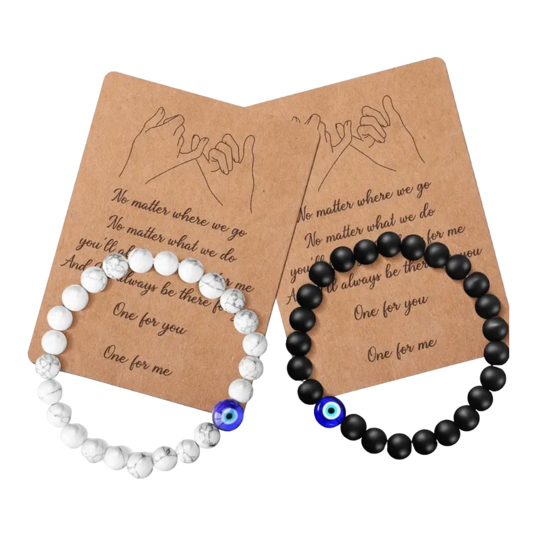 COUPLE EVIL EYE BRACELETS