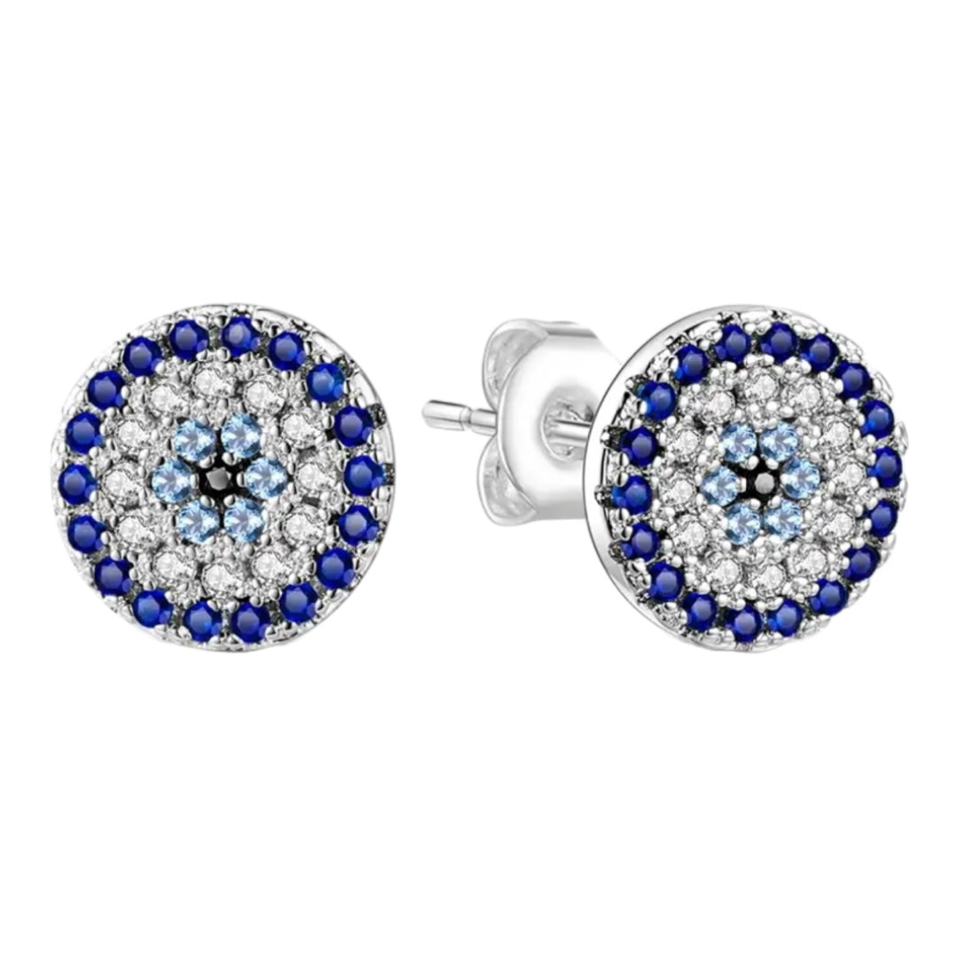 EVIL EYE STUD EARRINGS