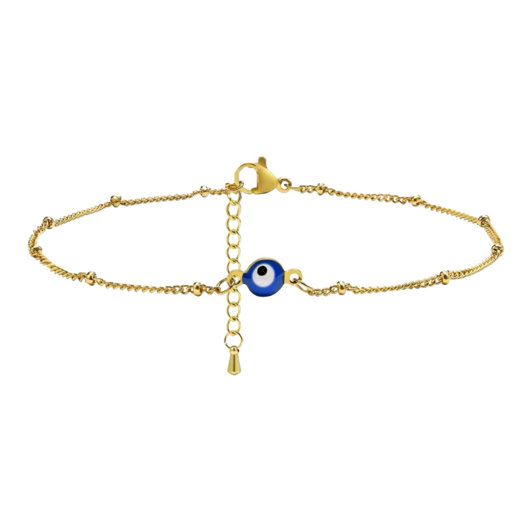 EVIL EYE ANKLE BRACELET