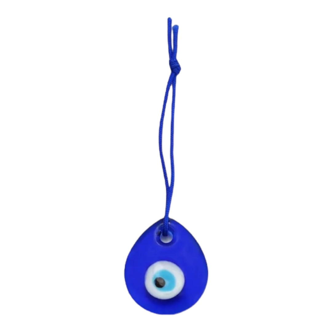 EVIL EYE TEAR DROP CAR PENDANT