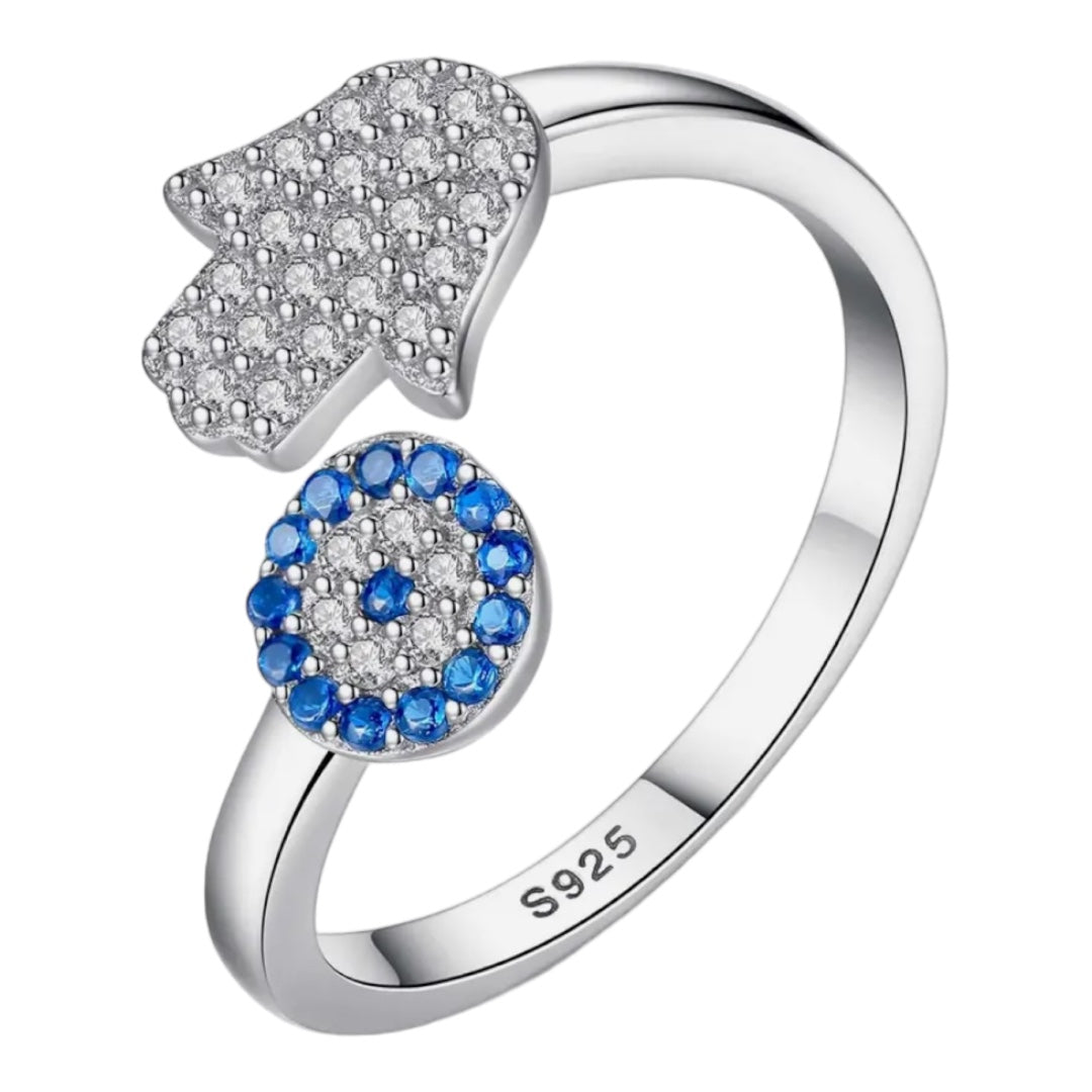 EVIL EYE / HAMSA HAND RING
