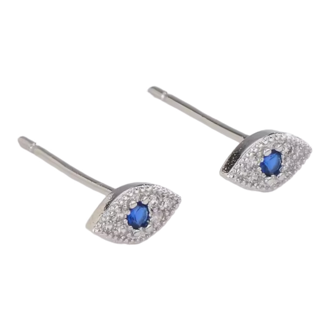 EVIL EYE SMALL STUD EARRINGS