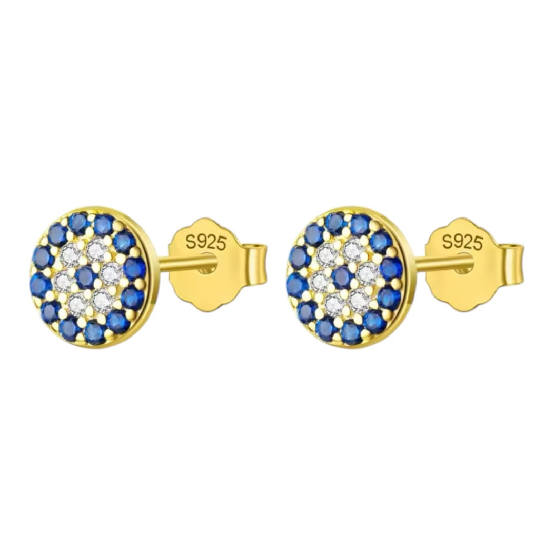 EVIL EYE STUD EARRINGS