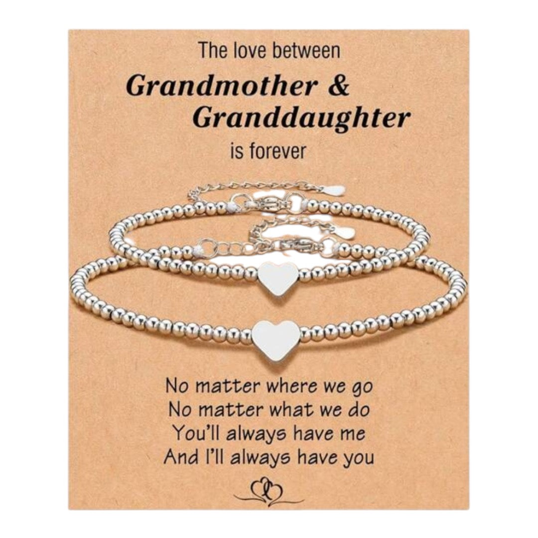 GRANDMOTHER & GRANDDAUGHTER BRACELET SET