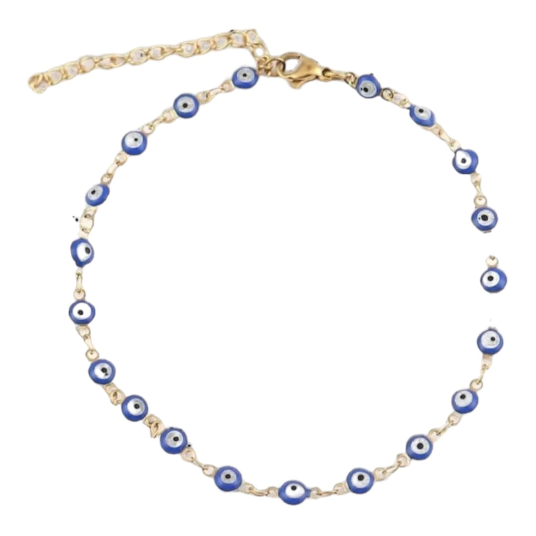 EVIL EYE ANKLE BRACELET