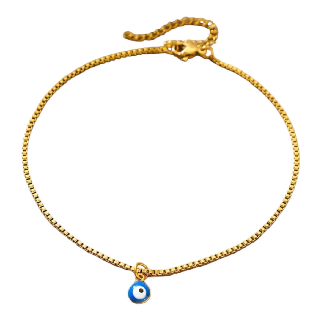 EVIL EYE ANKLE BRACELET