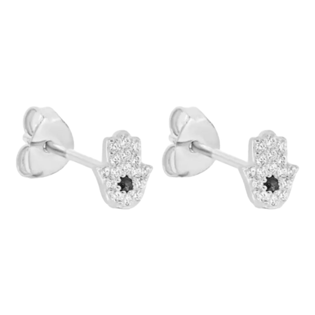 HAMSA HAND SMALL STUD EARRINGS